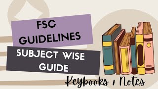 FSc Guide Part 2 How to score good marks in Fsc Subject wise guide Tips for 11001100 [upl. by Cardew]