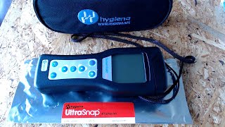 ULTRASNAP Surface contamination ATP testing Using a Hygiena System Sure Plus Luminometer [upl. by Marja]