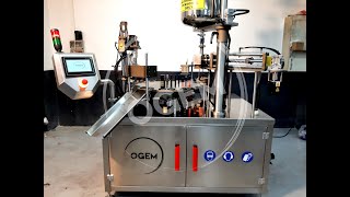 OGEM 《Compact Rotary HC System》Cosmetics Filling Machine [upl. by Jeremy]