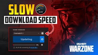 How to Fix Slow Download Speed on BattleNet on PC  Poor Download Speed in COD and other Games [upl. by Gnok]