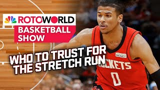 Lebron misses MILLAL  Players to trust for the stretch run  Rotoworld Basketball Show FULL SHOW [upl. by Malaspina]