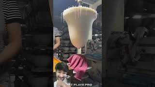 😳😳😳 machine printing food platecutting factory shorts printingmachine icecream plate milk [upl. by Rooke]