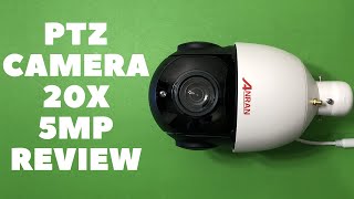 PTZ Security Camera Review  ANRAN 5MP 20X WiFi Outdoor PTZ Security Camera [upl. by Salangi]