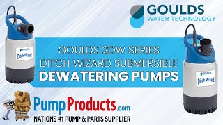 Goulds 2DW Series Ditch Wizard Submersible Dewatering Pumps [upl. by Landry311]