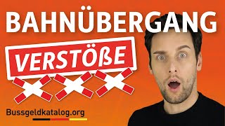 Richtiges Verhalten am Bahnübergang Bis zu 700 € Bußgeld wenn ihr es falsch macht 😱 [upl. by Clemente]