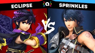 Eclipse Dark Pit vs Sprinkles Chrom  Super Smash Bros Ultimate Amiibo Fights [upl. by Aklog]