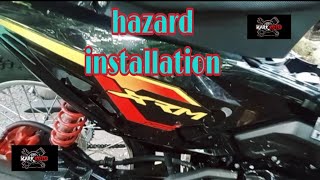 xrm 125 fi install hazard [upl. by Danice]