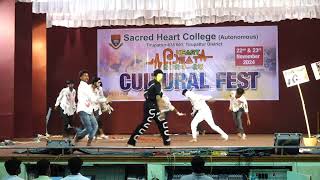 Kanchana 2Sandi Muni Sacred Heart College TirupatturShiftII Cultural Fest [upl. by Thorin495]