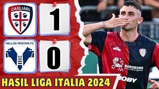 Cagliari vs Verona  Hasil Liga Italia 2024 Tadi Malam  Klasemen Liga Italia 2024  Serie A 2024 Pe [upl. by Michell]