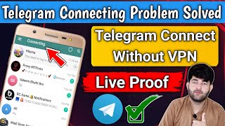 Telegram Connecting Problem Telegram Connecting Problem Solved Without VPN  Telegram Connect Issue [upl. by Ilaw]