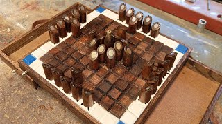 Making hnefatafl board [upl. by Mulac30]