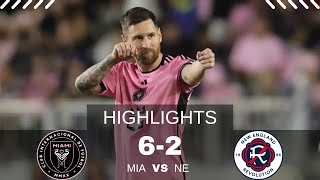 Inter Miami CF 6 x 2 New England Revolution MLS 2024 Extended Highlights And Goals [upl. by Ayo]