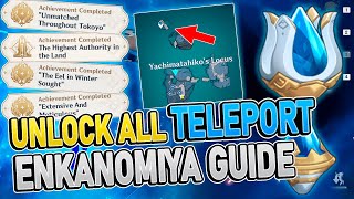 Unlock All Teleport ENKANOMIYA amp Complete World Quest quot Erebos Secret quot  Genshin Impact 24 [upl. by Aronow485]