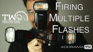 MultiFlash Firing Two Minute Tips with David Bergman [upl. by Ahseret]