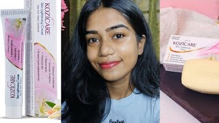 HONEST  Review of KOZICARE Skin Lightening Cream and Soap  Pharmacy Cream  Rehena Vlogs [upl. by Sulamith]