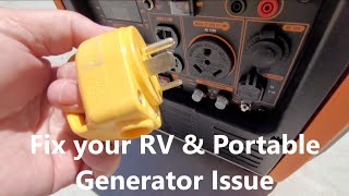 DIYFixing Portable Generator amp RV Problem [upl. by Abrahan615]