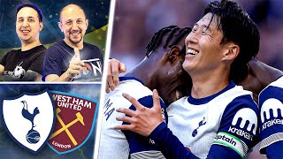 WEST HAM GET BATTERED EVERYWHERE THEY GO Tottenham 41 West Ham Match Review [upl. by Suedaht]