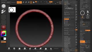 Hammere Texture Ring  Tutorial for Matrix Zbrush amp Keyshot [upl. by Nyved363]