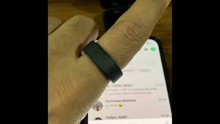 Gabit Smart Fitness Ring  Unboxing Setup and Initial Review [upl. by Asabi107]