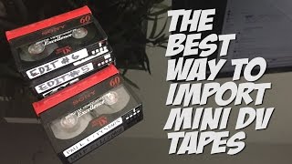 THE BEST WAY TO IMPORT MINI DV TAPES USING LIFEFLIX [upl. by Nayhr]