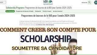 Bourse detude total de la ISBD 20242025  LicenceMasterDoctorat [upl. by Sairu]