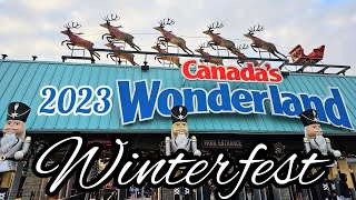 Christmas at Canadas Wonderland Winterfest 2023🎄  Things to do in Toronto Canada 🇨🇦 christmas [upl. by Eillim]