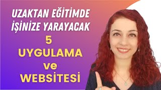 Online Eğitimde İşinize Yarayacak 5 Yararlı Uygulama   Uzaktan Eğitim [upl. by Anrym681]