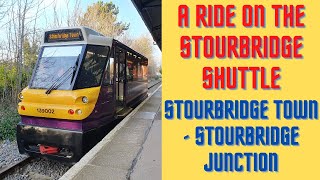 A ride on the Stourbridge Shuttle Stourbridge Town  Stourbridge Junction [upl. by Whelan591]