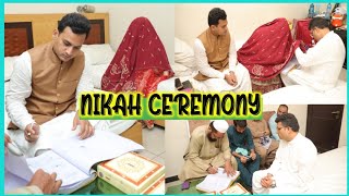 ZINDAGI TERE NAAM KI ❤️ NIKAH CEREMONY 🎑🤍 [upl. by Admama]