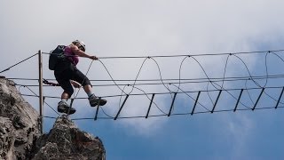 Brunnistöckli via ferrata in Engelberg Swizerland [upl. by Anivek885]