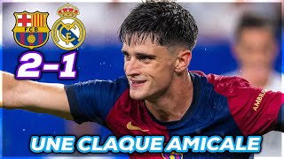 La MASIA claque le REAL en AMICAL  Résumé Barca 21 Real Madrid [upl. by Pachston]