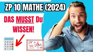 ZP10 Mathe 2024 Alles was du zur ZENTRALEN ABSCHLUSSPRÜFUNG wissen musst [upl. by Hanaj424]