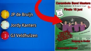 BANDSTOTEN MET JEAN PAUL DE BRUIJN amp JORDY KANTERS  Commentaar video  Carambole Biljarten [upl. by Lucy]