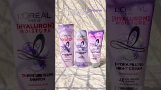 LOreal Paris Hyaluronic Acid Range 💟  notsponsored hair [upl. by Kcinom]