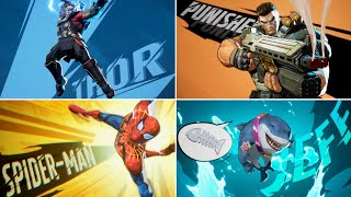 Marvel Rivals Beta  All Character Intros amp MVP Animations PS5 4K 60FPS [upl. by Lein]