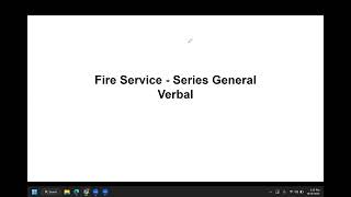 Verbal Reasoning Test  Fire Service Exam General Series [upl. by Eissej]