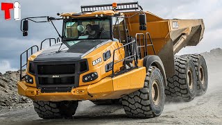 Top 4 Largest Articulated Trucks in the World Dumper Trucks  Tech Informer [upl. by Ennovyahs]