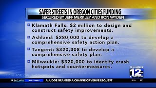 Klamath Falls Ashland get funding for safer streets [upl. by Hsetih598]