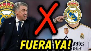 ¡SUELTA EL BOMBAZO ¡ANCELOTTI NO LO QUIERE NI VER NOTICIAS DEL REAL MADRID HOY [upl. by Glenn332]