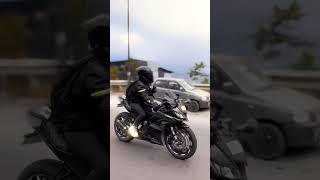 SC project exhaust yamaha r15 v3 black rider modified r15 viralvideo shorts [upl. by Eisle]