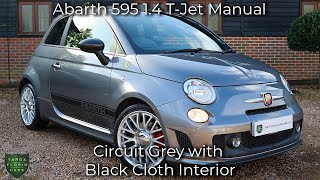 Abarth 595 14 TJet Manual registered September 2015 65 finished in Circuit Grey [upl. by Ojibbob]