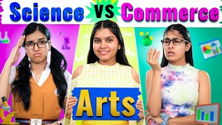 Arts Vs Science Vs Commerce  Topper vs Failure  School Students Life  Anaysa [upl. by Angelina]