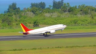 20 MINUTES LANDING AND TAKE OFF IN MINANGKABAU INT AIRPORT PART 2 landing takeoff aviation [upl. by Relyk]