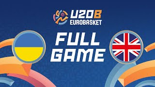 Class Games 58  Ukraine v Great Britain  Full Basketball Game  FIBA U20 Womens EuroBasket Div B [upl. by Aaronson]