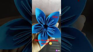 Easy and beautiful paper flowerpaper crafts shorts diy [upl. by Nahgaem642]