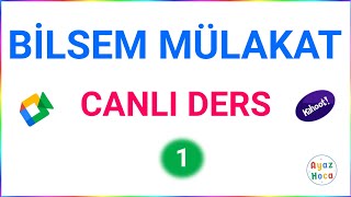 Bilsem Mülakat  Genel Yetenek  Canlı Ders 1 [upl. by Berstine5]