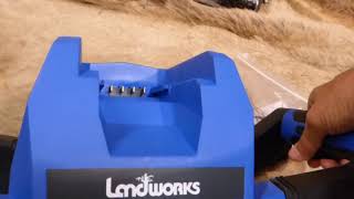 New Electric Ice Auger Landworks 48 volt [upl. by Akerdna14]