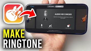 How To Make A Ringtone On iPhone With GarageBand  Full Guide [upl. by Atterual]