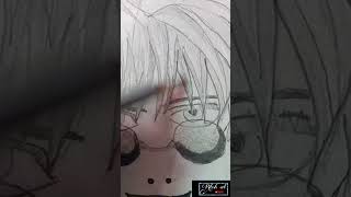 Gojo artdrawing like sherr subscribe Ritesh Pradhan artviralshorts [upl. by Ahsieket]