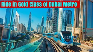 Dubai 🇦🇪 4K How is GOLD CLASS DUBAI METRO Journey from EXPO 2020 Metro Station Ibn Battuta Mall [upl. by Nemracledairam]